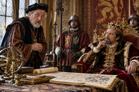 Can astrology predict death? A royal astrologer delivers an ominous prediction to a king.